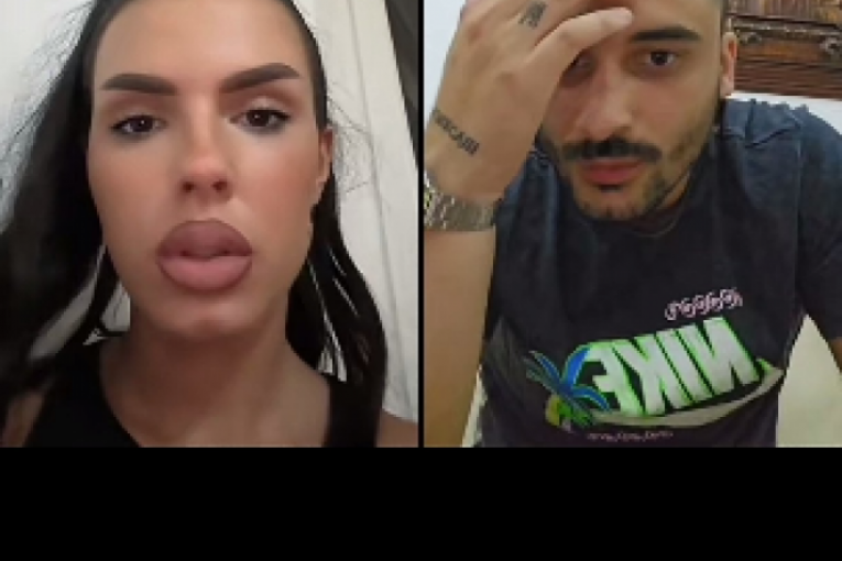 Anita Stanojlović i Pablo na TikTok lajvu