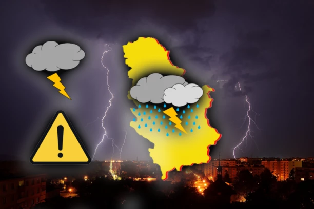STRAŠNO NEVREME PROTUTNJAĆE OVIM DELOVIMA SRBIJE! RHMZ popalio alarme, PADAĆE LEDENICE, oluja samo što nije stigla