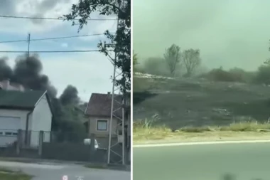 OGROMAN POŽAR U SOMBORU: Gust dim prekrio grad! (FOTO, VIDEO)
