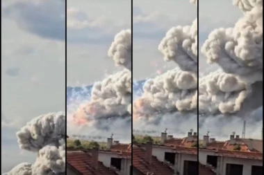 STRAVIČNA EKSPLOZIJA U MAGACINU VATROMETA: Ima povređenih, prizori su JEZIVI! (FOTO)