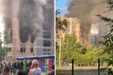 HOROR! GORI VIŠESPRATNICA! IMA MRTVIH! Ljudi vrište i dozivaju upomoć, mnogi su zarobljeni! (FOTO/VIDEO)