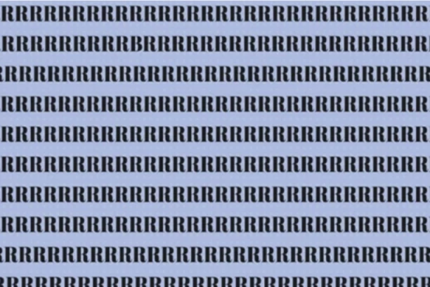 AKO PRONAĐETE DVA SLOVA B ZA 8 SEKUNDI IMATE MOZAK KAO KOMPJUTER: Tu je i rešenje, ali prvo dobro pogledajte