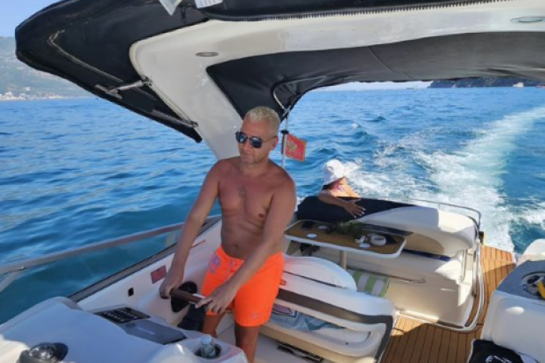 Milan Milošević na odmoru