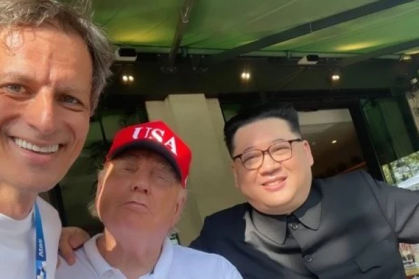 ACA STOJANOVIĆ SA TRAMPOM I KIMOM: Čuveni srpski komentator poslao jasnu poruku!