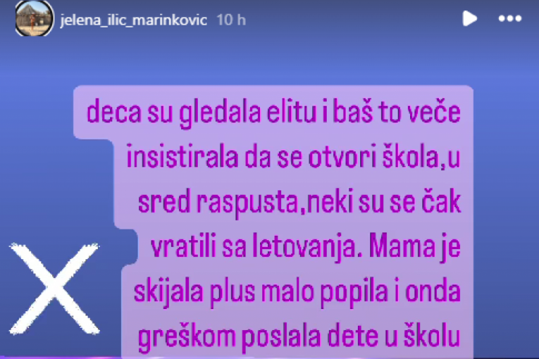 Jelena Marinković Instagram 