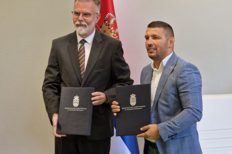 Ministar Dejan Ristić i Davor Štefanek