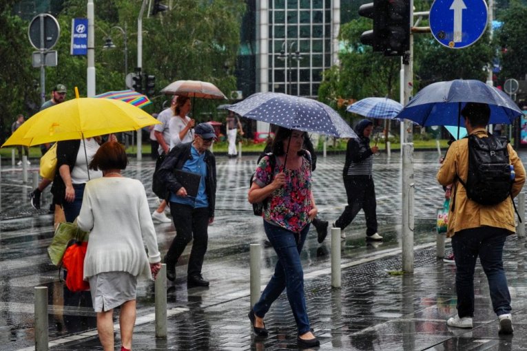 Kišni dan u Beogradu