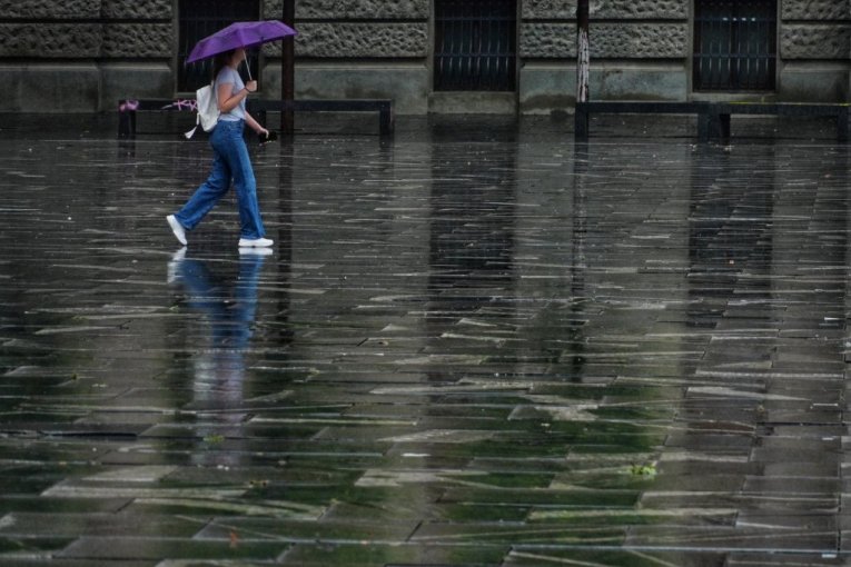 Kišni dan u Beogradu