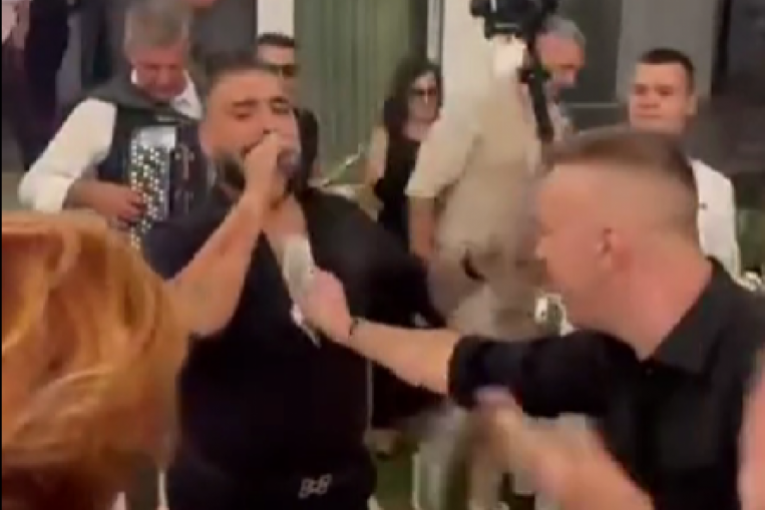 Darko Lazić peva na gej svadbi