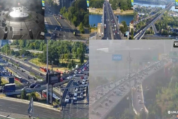 AUTOKOMANDA KAO DA JE CENTAR SVETA! Opsadno stanje i na Gazeli - jutarnji špic u Beogradu (FOTO)