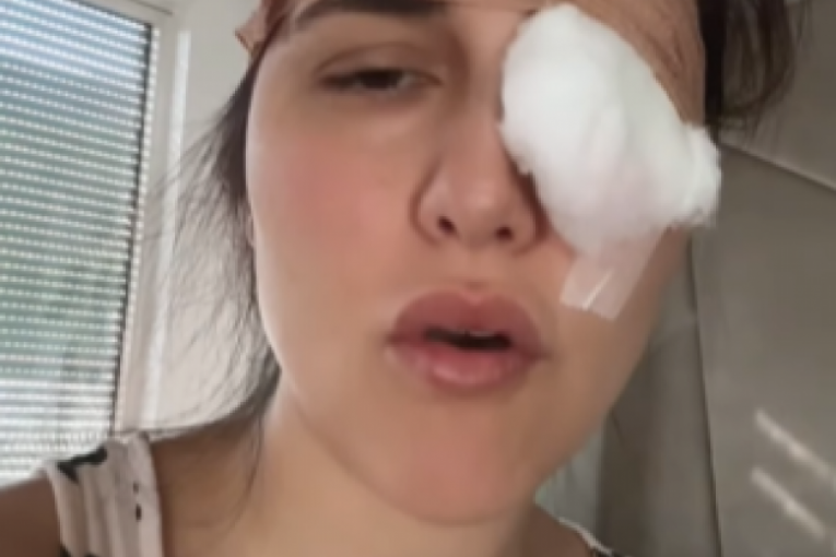 Lani Jurčević ćerka povredila oko, oštećena rožnjača