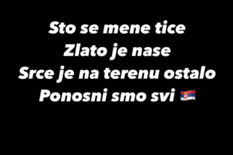 Vojaž se oglasio nakon utakmice Srbije protiv SAD