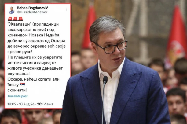 POZIV NA UBISTVO PREDSEDNIKA! "NEĆEŠ KOPATI, ALI ĆEŠ U SRBIJI SKONČATI": Jezive pretnje Kurtijevog savetnika sablaznile Srbiju! (FOTO)