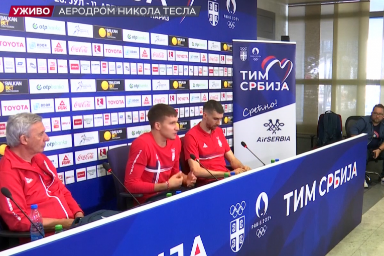KAri Pešić, Bogdanović i Dobrić izašli pred novinare