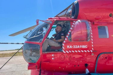 HRABRI I NESEBIČNI KAO I UVEK! Pripadnici MUP-a Srbije gase požar u Kavali u Grčkoj! (FOTO)