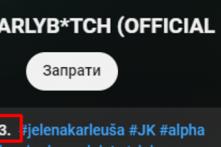 Jelena Karleuša spot ,,Karlibič"