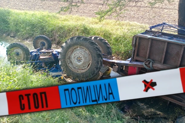 PORONAĐENO TELO MUŠKARCA PORED TRAKTORA: Policija izašla na lice mesta!