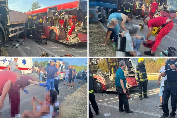 TAMO JE MRTAV ČOVEK, POMOZITE, LJUDI! Vapaj povređenih u udesu kod Umke kida dušu!(FOTO)