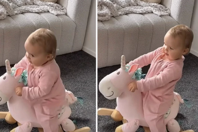 (VIDEO) BEBA JE SELA NA JEDNOROGA, A ONDA JE URADILA ŠOK STVAR: Otac potrčao da je smiri, nikad ovako nešto nije video