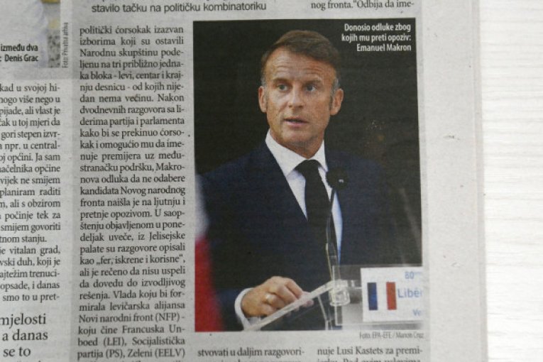 O dolasku Emanuela Makrona u Srbiju