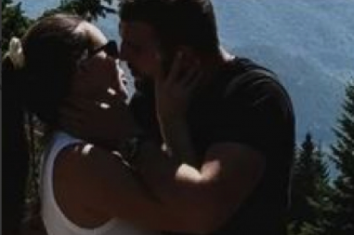 Veljko Ražnatović i Bogdana Ražnatović u prirodi