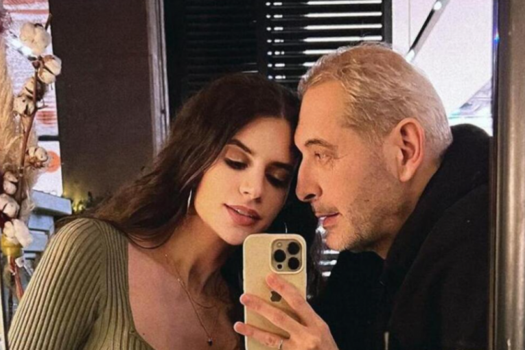 Nebojša Kundačina sa 32 godine mlađom suprugom Marijom