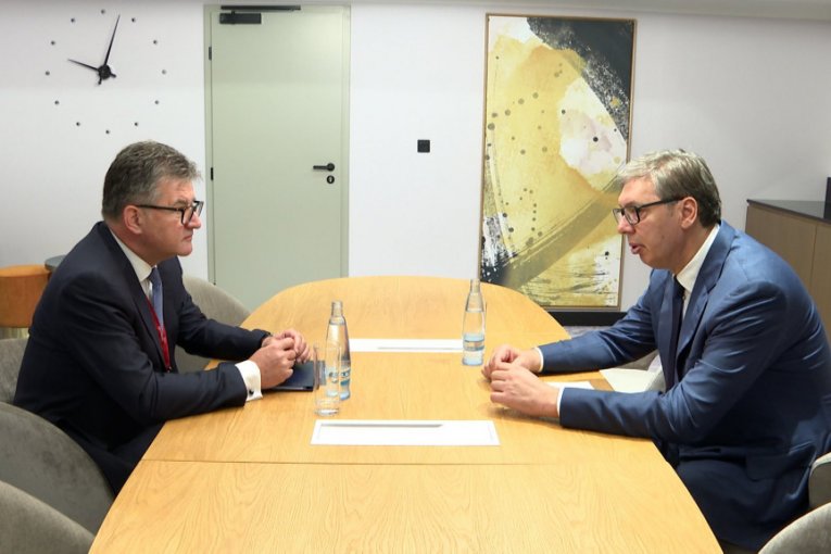 Aleksandar Vučić sa Miroslavom Lajčakom