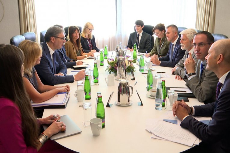 Aleksandar Vučić sa Vladimirom Bilčikom