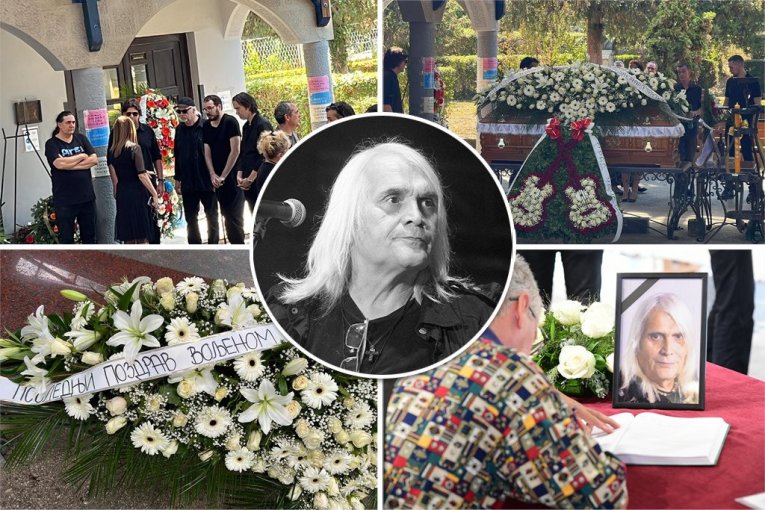 Bora Đorđević sahrana