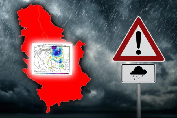NEVREME STIŽE U REGION VEĆ NOĆAS: Ovi predeli biće u petak na udaru OLUJE SA GRMLJAVINOM!