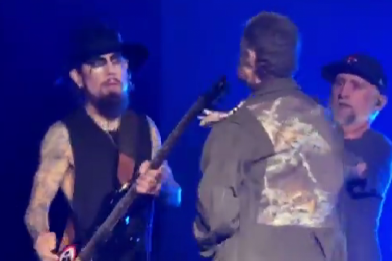 Peri Farel tuča na koncertu