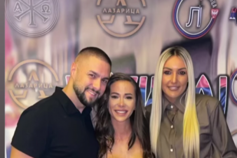 Cipka na promociji pesme