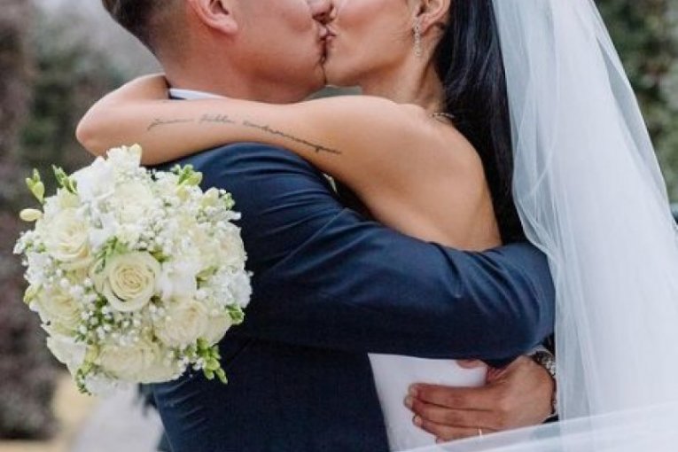 Fotografija sa venčanja Orijane Sabatini i Paola Dibale