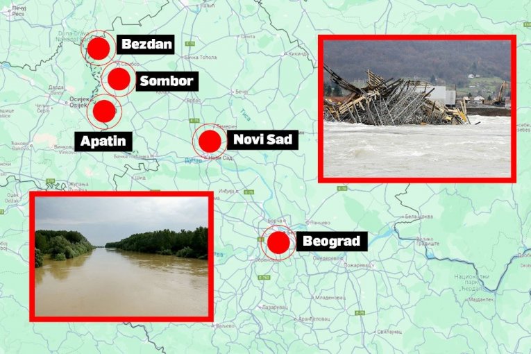 Dunav - kritična mesta u Srbiji