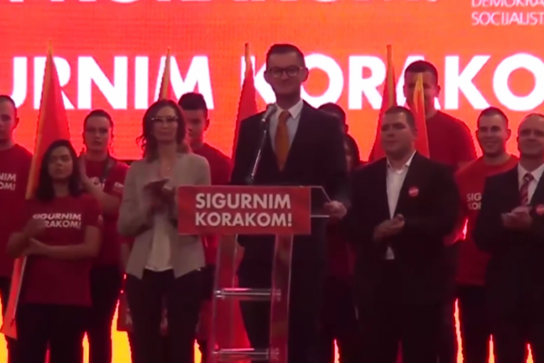 Moamer Kasumović na predizbornom mitingu