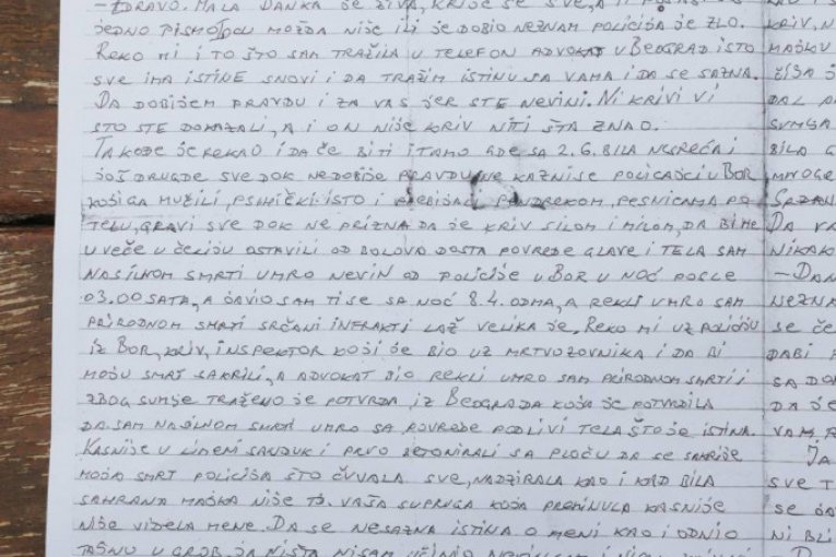Pismo koje nam je pokazao Dragijević!