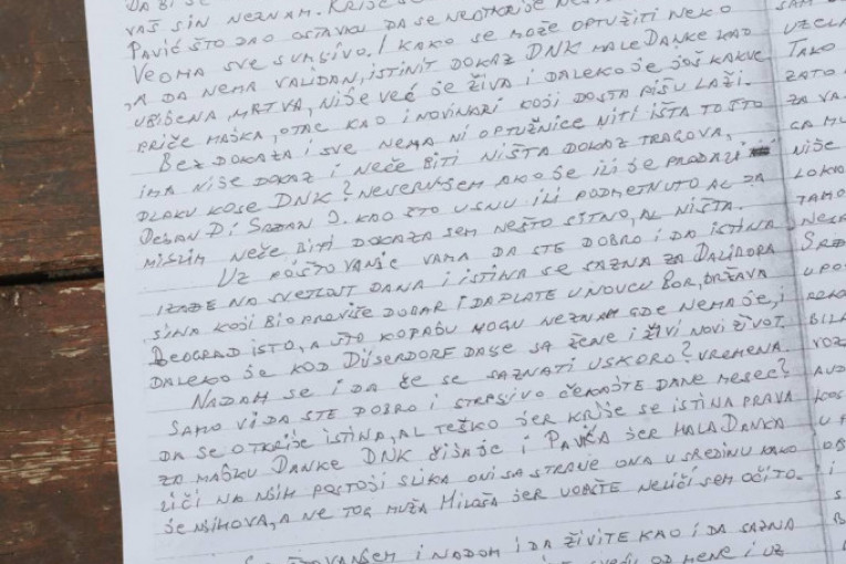 Pismo koje nam je pokazao Dragijević!