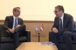 VUČIĆ SE SASTAO SA MICOTAKISOM U TIVTU! Predsedniku predstoje važni razgovori na Samitu EU-Zapadni Balkan!