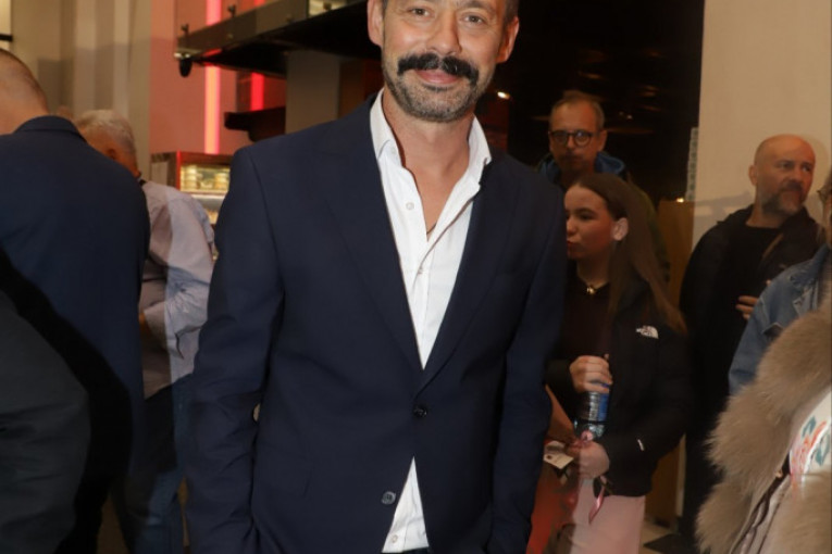 Milan Vasić na premijeri filma ,,Bauk"