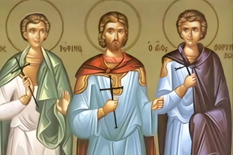 DANAS JE VELIKI PRAZNIK: SPC proslavlja Svete mučenike Trofima, Savatija i Dorimedonta