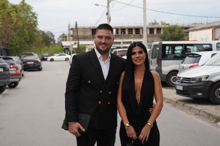 Ljuba Perućica sa suprugom na svadbi Aleksandre Bursać i Stevana Sekulića