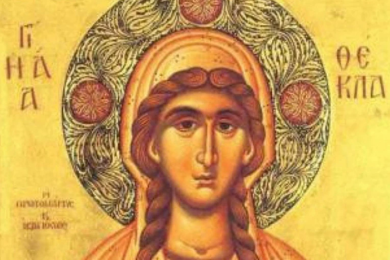 MAJKA LIČNO TRAŽILA DA JE UBIJU, ALI BOG JE ZA NJU IMAO DRUGE PLANOVE: Sutra slavimo Svetu prvomučenicu Teklu!