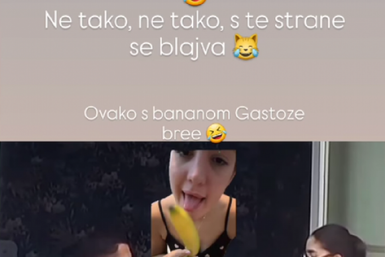 Anđela Đuričić banana Instagram Elita 8 Gastoz
