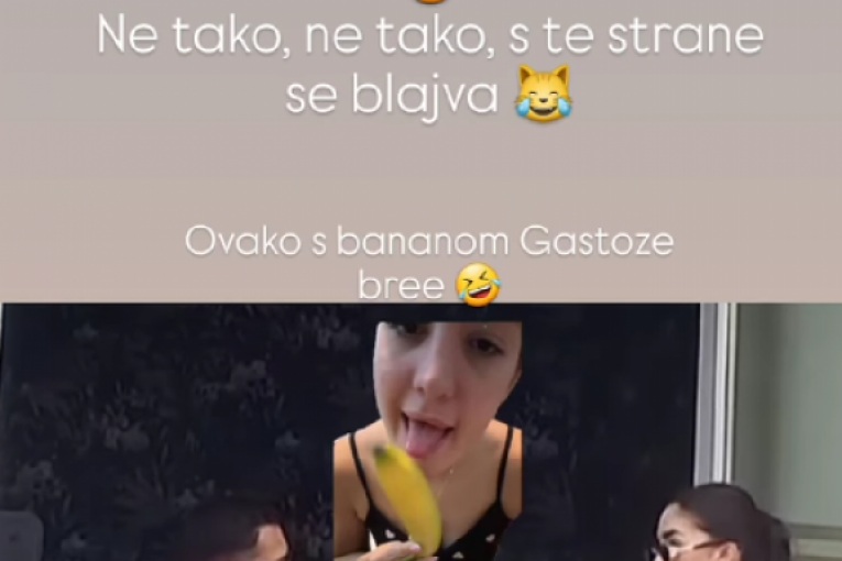 Anđela Đuričić banana Instagram Elita 8 Gastoz