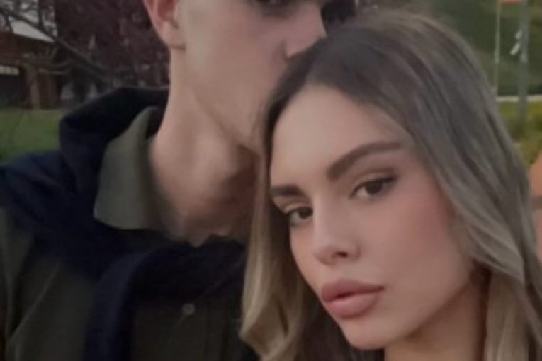 Kosta Nedeljković sa devojkom