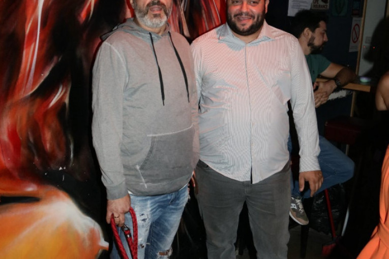 Sergej Trifunović na promociji Sajsi MC nakon koje je prijavio suprugu Isidoru Mijanović za nasilje