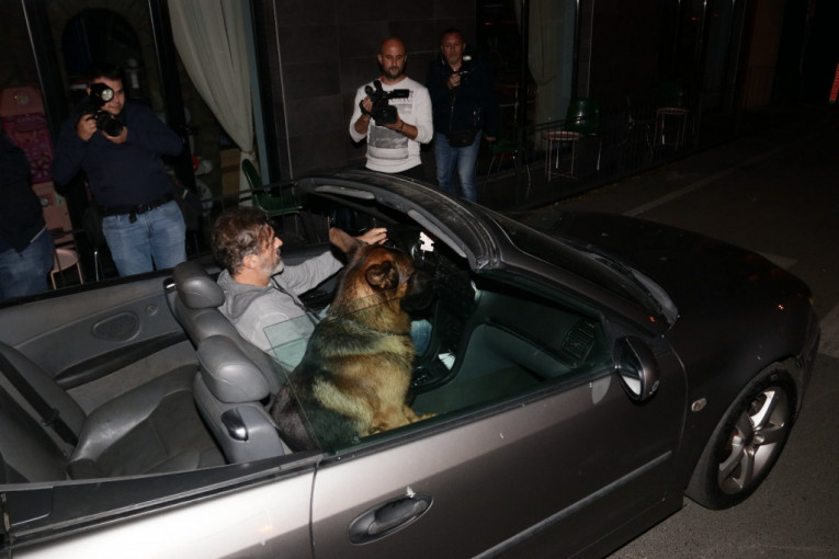 Sergej Trifunović na promociji Sajsi MC nakon koje je prijavio suprugu Isidoru Mijanović za nasilje