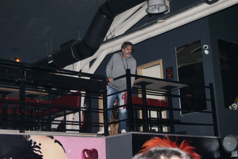 Sergej Trifunović na promociji Sajsi MC nakon koje je prijavio suprugu Isidoru Mijanović za nasilje