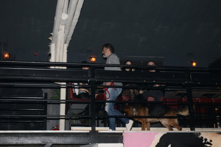 Sergej Trifunović na promociji Sajsi MC nakon koje je prijavio suprugu Isidoru Mijanović za nasilje