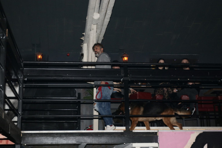 Sergej Trifunović na promociji Sajsi MC nakon koje je prijavio suprugu Isidoru Mijanović za nasilje